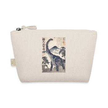 Ukiyo-e Dino unter dem Fuji-Berg - Bio-Täschchen - Natur - Vorne