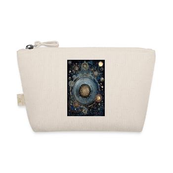 Cosmic Gearwork Clock Nebula - Organic Pouch - nature - Front