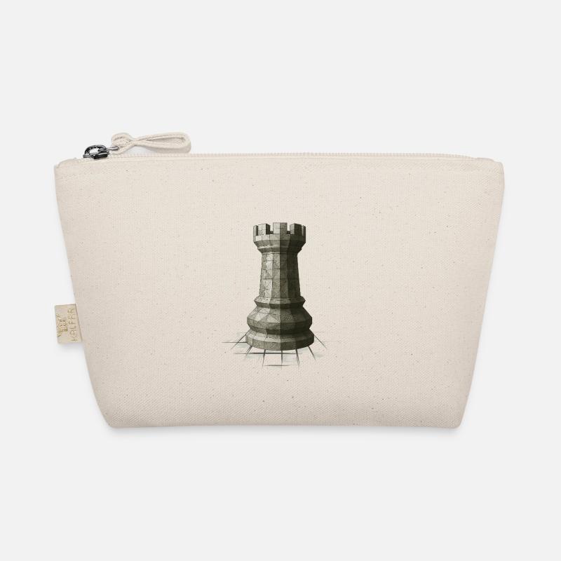 Chess Tower – Mighty Rook Figure Design Organic Pouch