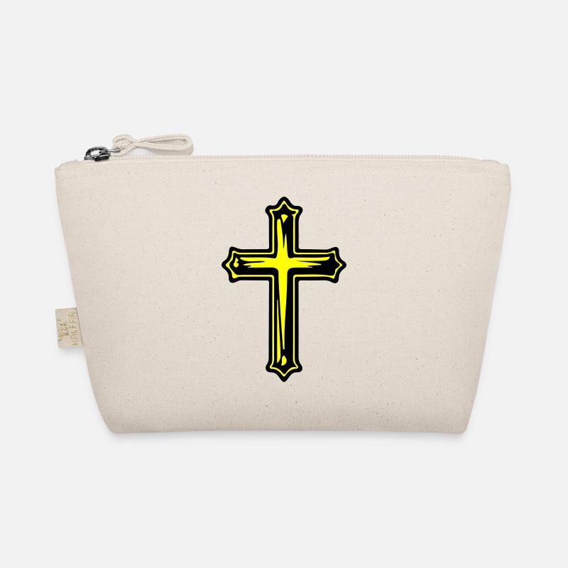 Cross Jesus Christian Symbol Organic Pouch