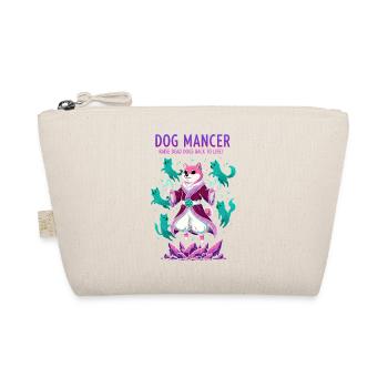 Dog Mancer Canine Wizard Raising Spirit Dogs - Organic Pouch - nature - Front