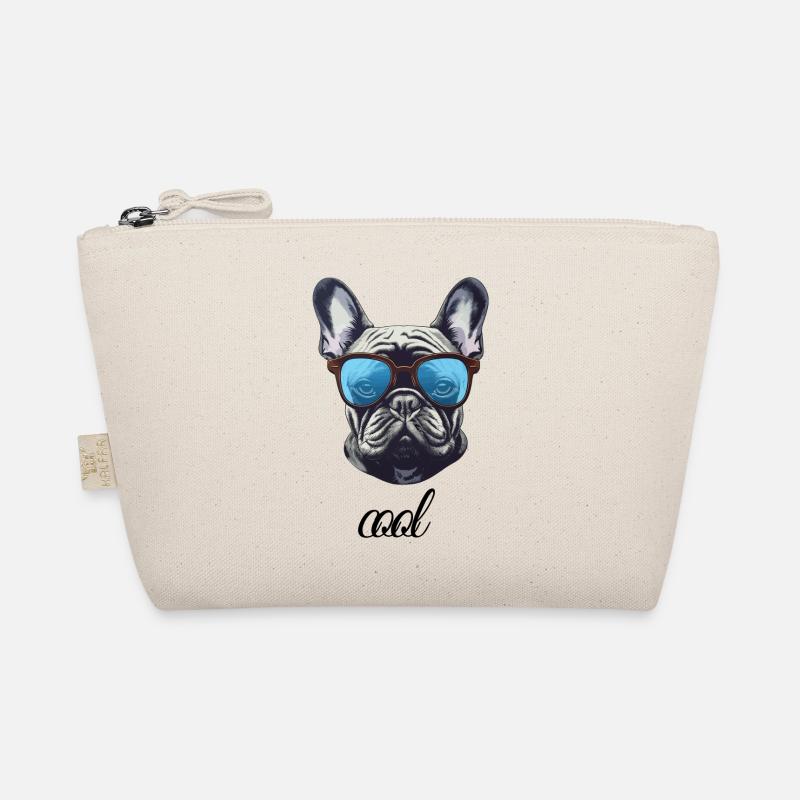 Cooler Hund - Bio-Täschchen - Natur