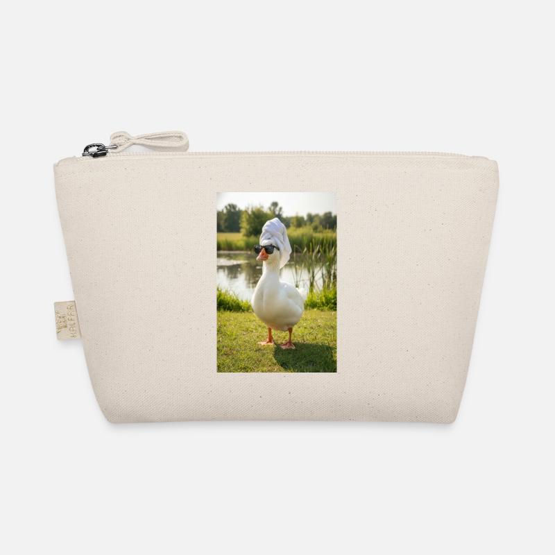 Spa Duck with Sunglasses Organic Pouch