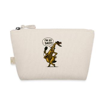 Chanteur de saxophone avec microphone - Trousse biologique - nature - Devant