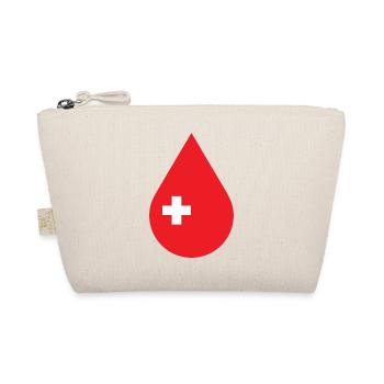 Blut spenden, Blutspendedienst, Blutspender - Bio-Täschchen - Natur - Vorne
