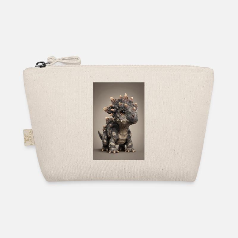 Cute Stegosaurus Plush Organic Pouch