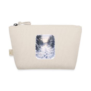 Winter Forest Path Morgenschein - Organic Pouch - nature - Front
