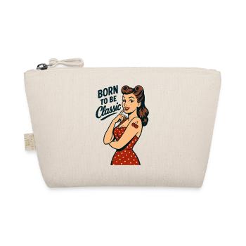 Cadeau rétro classique né de la Pin-Up Rockabilly - Trousse biologique - nature - Devant