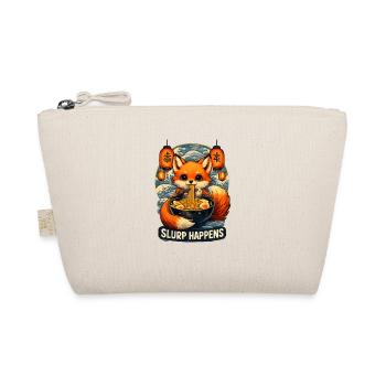 Fox Ramen Slurp Happens - Organic Pouch - nature - Front