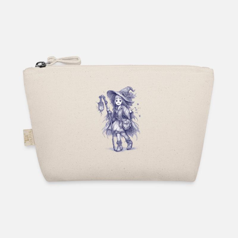 Sorcière de la Forêt avec la Lanterne Trousse biologique