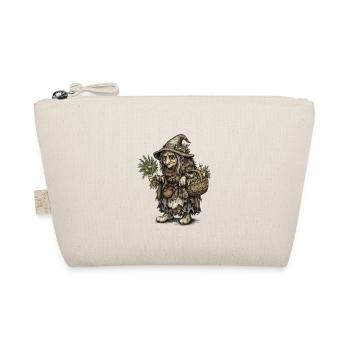 Herb Witch | Harvest witch with basket and herbs - Organic Pouch - nature - Front