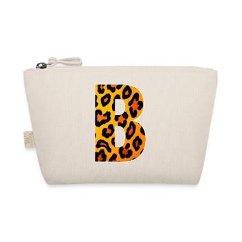 LeopardB Monogramm im Leopardenlook - Bio-Täschchen - Natur - Vorne