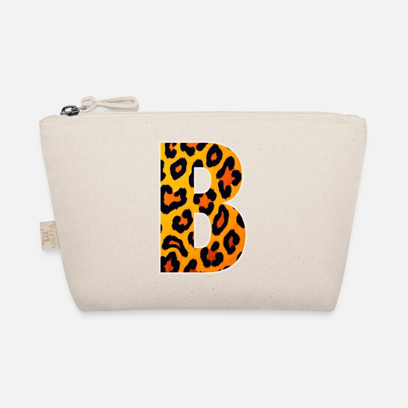 LeopardB Monogram in Leopard Look Organic Pouch
