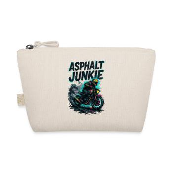 Asphalt Junkie - Motorcycle - Organic Pouch - nature - Front