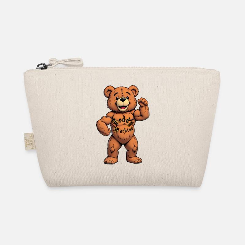 Teddy Machine Tattoo Bear Organic Pouch