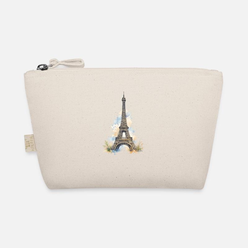 Imitation de la tour Eiffel à l’aquarelle Trousse biologique