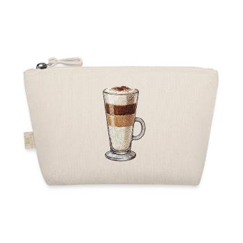Latte macchiato à l’aspect brodé (imprimé) - Trousse biologique - nature - Devant