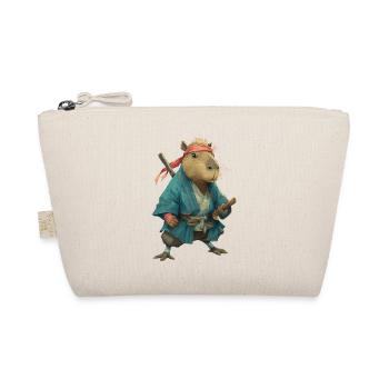Capybara Ninja - Organic Pouch - nature - Front