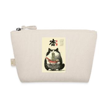 Nudelkatze Ukiyo-e Bowl - Bio-Täschchen - Natur - Vorne