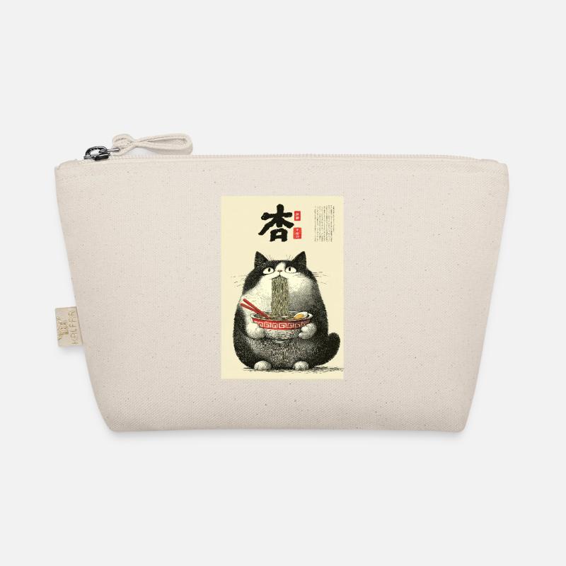 Nudelkatze Ukiyo-e Bowl - Bio-Täschchen - Natur