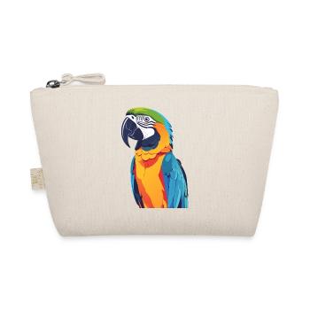 Motif d’art d’oiseau coloré en aras arc-en-ciel - Trousse biologique - nature - Devant