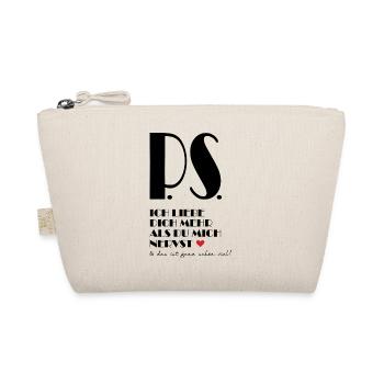 I love you more than you annoy me - Organic Pouch - nature - Front