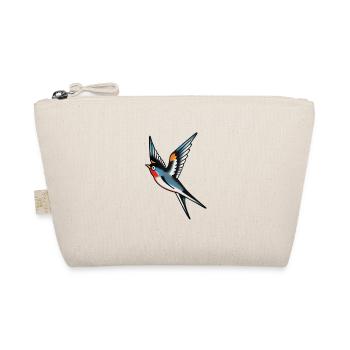 Classic Tattoo Swallow - Organic Pouch - nature - Front
