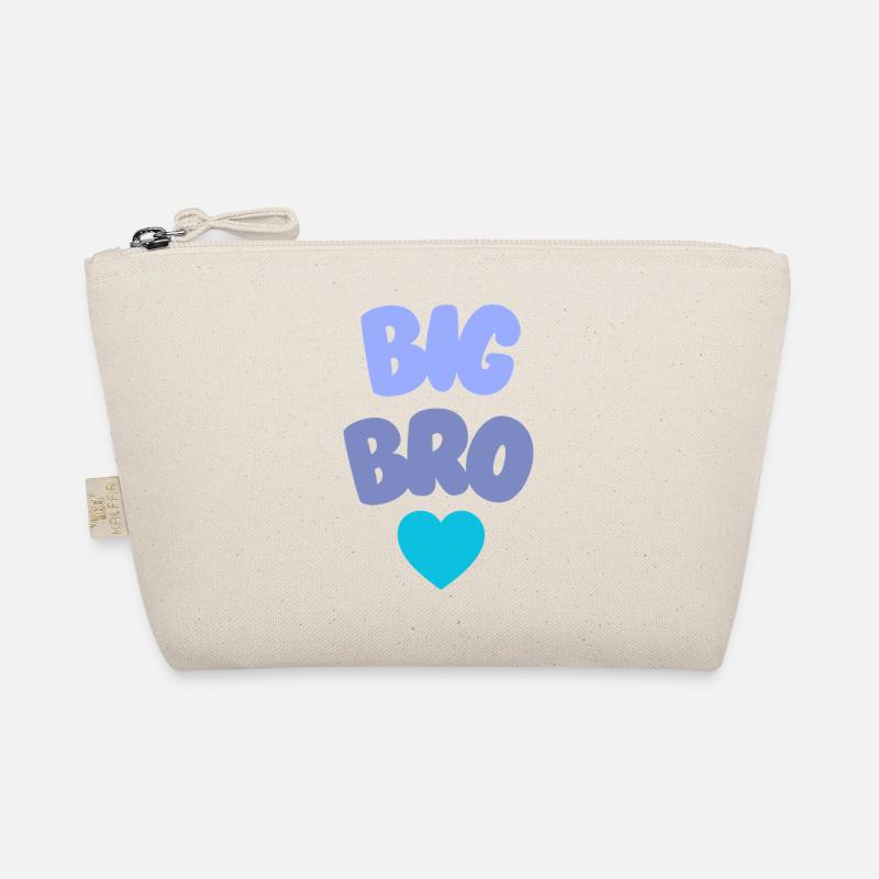 Big Bro Love Geschwister - Bio-Täschchen - Natur