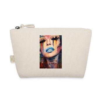 Dreams to Live Colorful Graffiti - Organic Pouch - nature - Front
