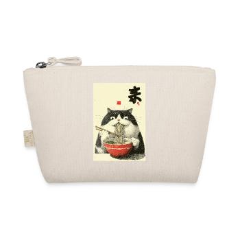 Neko Nudel-Katzen-Ramen Kunst - Bio-Täschchen - Natur - Vorne