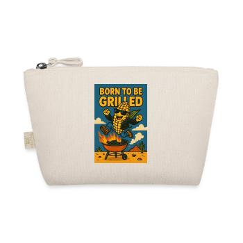 Born to grill - born to be grilled - Organic Pouch - nature - Front