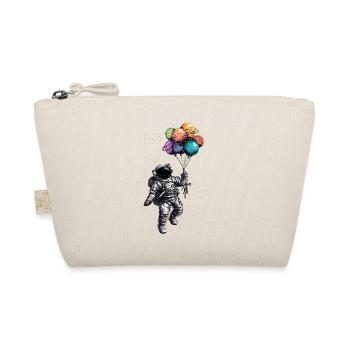 Astronaute et bouquet de ballons colorés - Pour femmes - Trousse biologique - nature - Devant