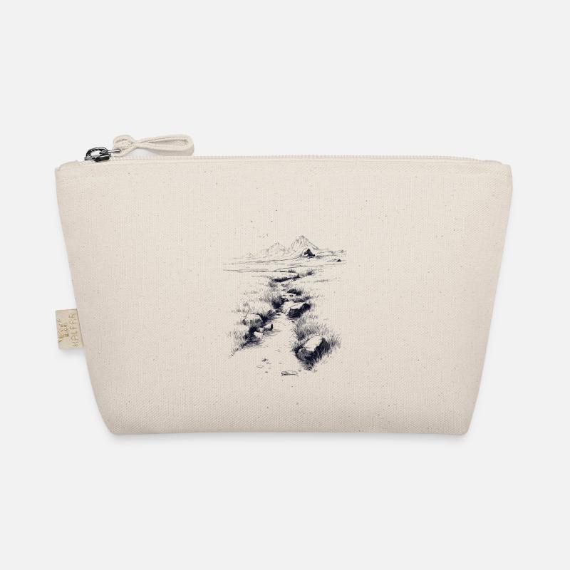 Night landscape at the mountain lake Organic Pouch