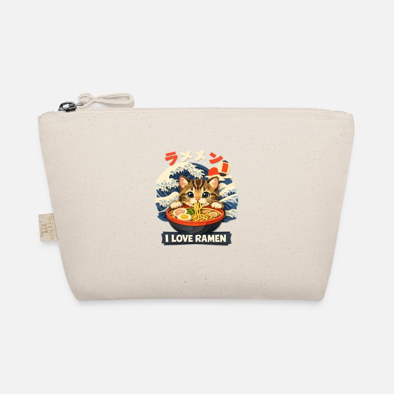 Affiche de Chat Mange des nouilles ramen Trousse biologique