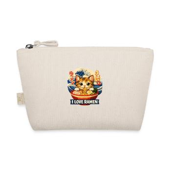 Ramen Katze - Bio-Täschchen - Natur - Vorne