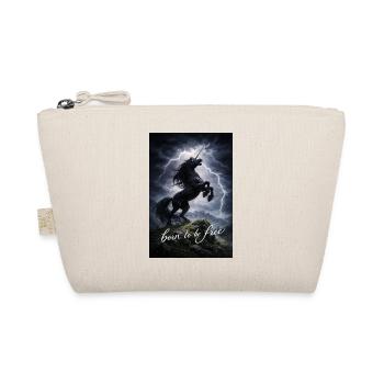 Unicorn in the Storm Freedom Spirit - Organic Pouch - nature - Front