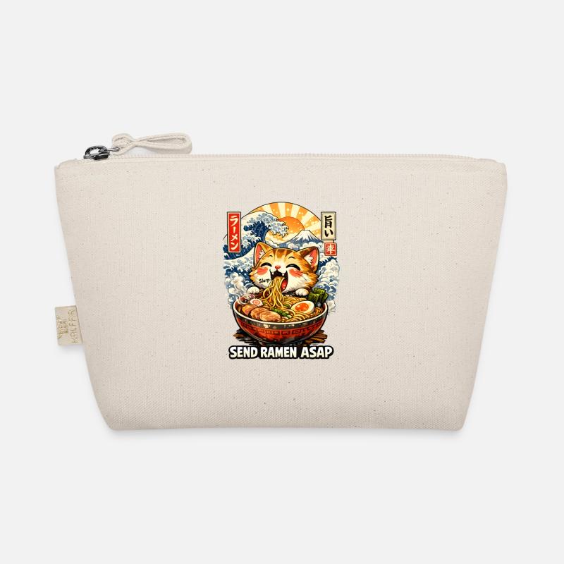 Ramen Kawaii Cat Anime Trousse biologique