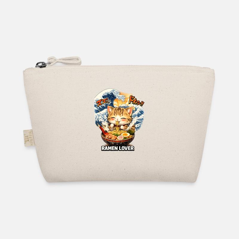 Kawaii Katze Ramen Nudeln Anime Katze - Bio-Täschchen - Natur