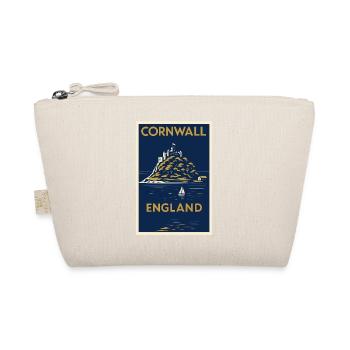Cornwall England – Art-Déco Reiseposter - Bio-Täschchen - Natur - Vorne