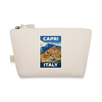 Capri Italie – Affiche de voyage vintage en Méditerranée - Trousse biologique - nature - Devant