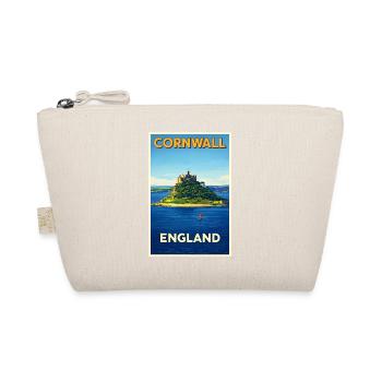 Cornwall England – Retro Reiseposter - Bio-Täschchen - Natur - Vorne