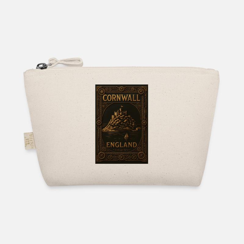 Cornwall Angleterre – Affiche de voyage Steampunk Trousse biologique