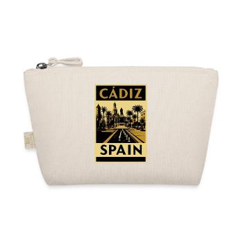 Cadix, Espagne – Affiche de voyage rétro en noir et or - Trousse biologique - nature - Devant