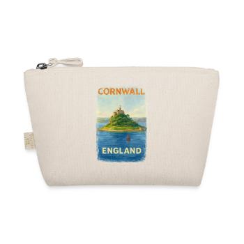Cornwall England – Aquarell Reiseposter - Bio-Täschchen - Natur - Vorne