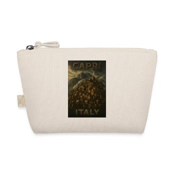 Capri Italy – Steampunk Travel Poster - Bio-Täschchen - Natur - Vorne
