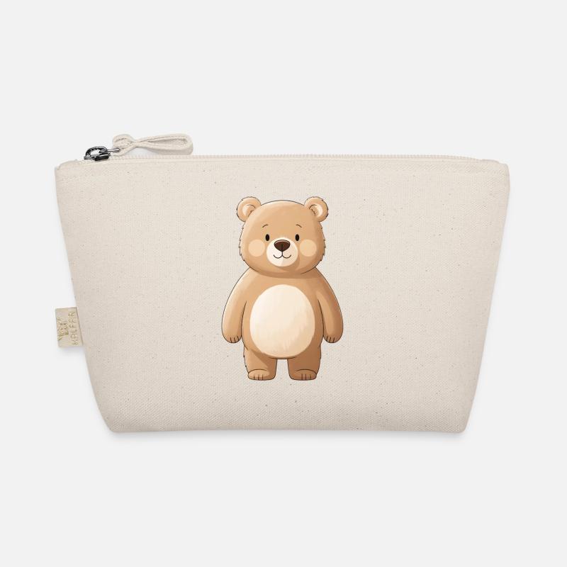 Cuddly Bear Trend Motif Organic Pouch