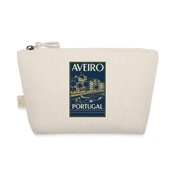 Aveiro Portugal – Vintage Art Deco Travel Poster - Organic Pouch - nature - Front