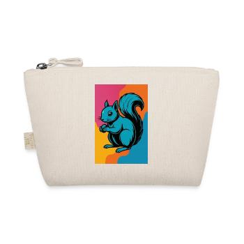 Art pop coloré d’écureuil - Trousse biologique - nature - Devant