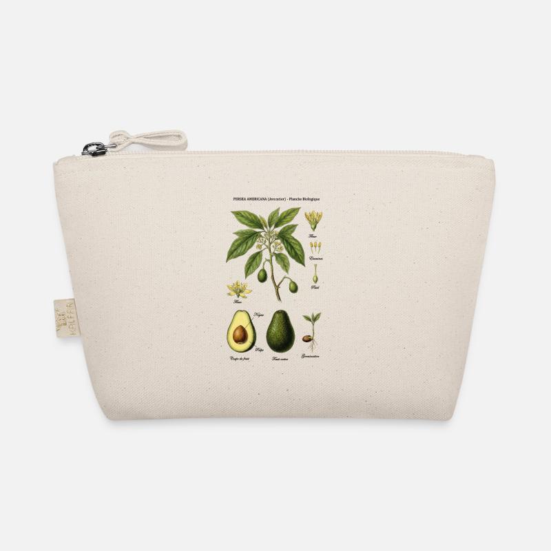 Botanical Board Avocado Tree Naturstudie Bio-Täschchen