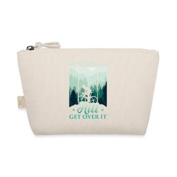 BMX Bicycle Saying bmx biker - Organic Pouch - nature - Front